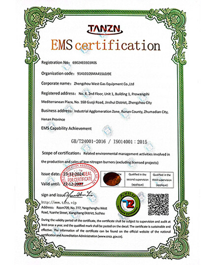Сертификация EMS